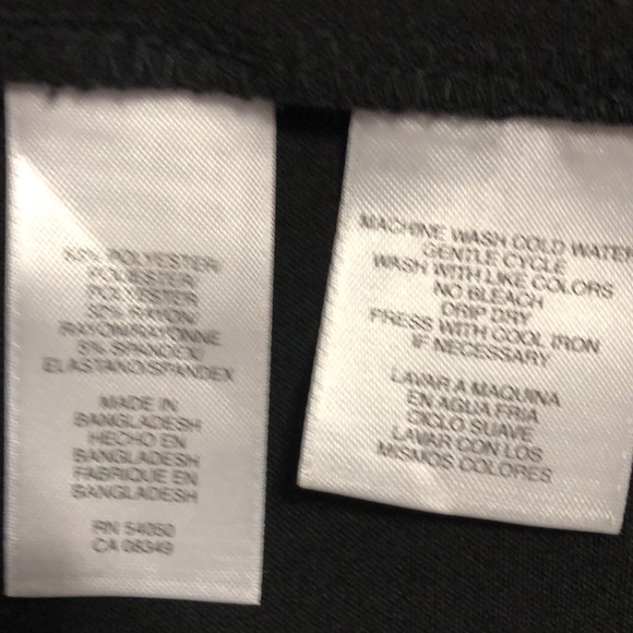 NWT 10 short black suiting slacks - Picture 4 of 8